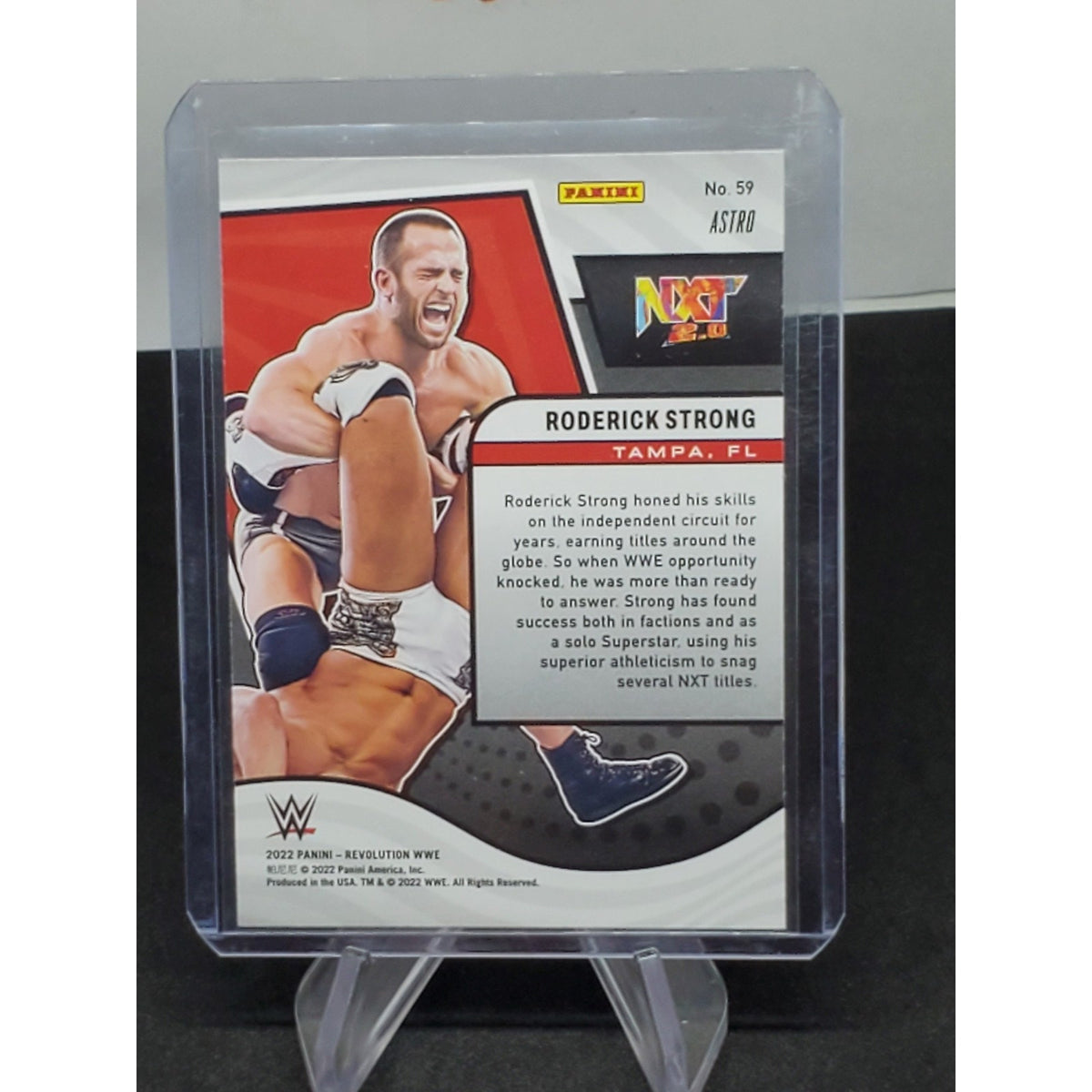 2022 Panini Revolution WWE Astro Roderick Strong #59