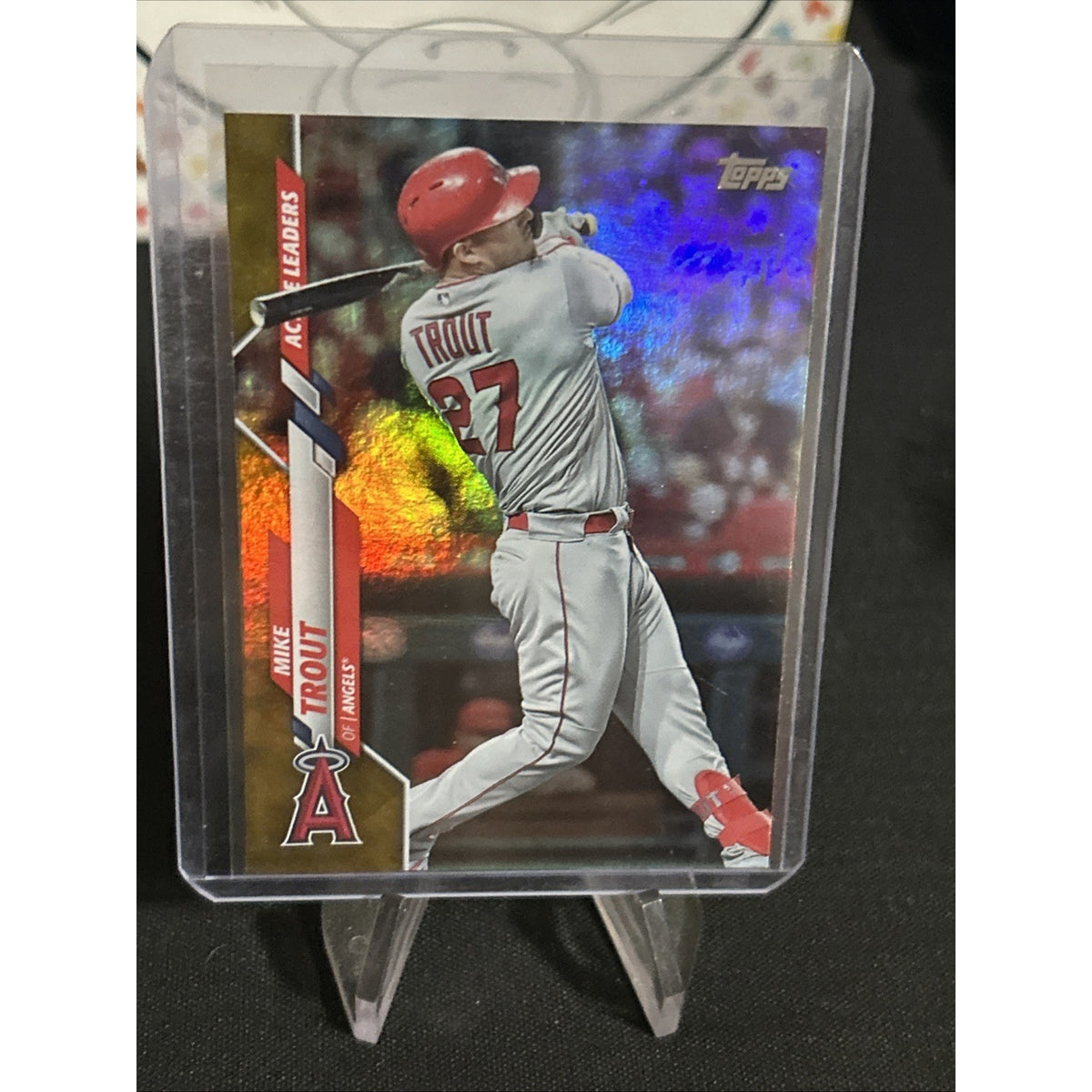 2020 Topps Update Baseball Active Leaders Gold Foil Mike Trout #U-292 / Pack New