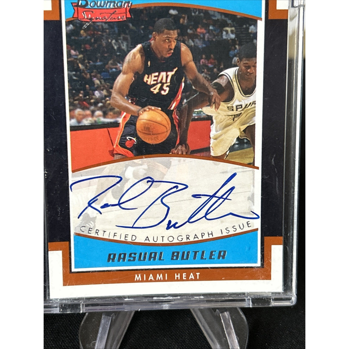 2002-03 Bowman Signature /999 Rasual Butler #SE-RB Rookie Auto RC
