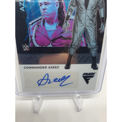 2022 Panini Chronicles WWE - Flux Auto #FX-CAZ Commander Azeez (AU, RC)