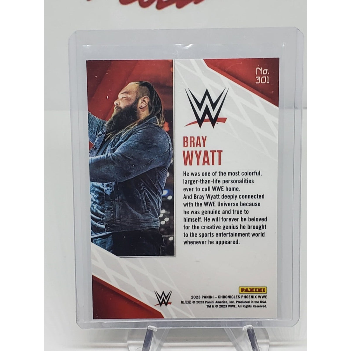 2023 Panini Chronicles WWE - Phoenix Bray Wyatt #301 Silver Wave Prizm