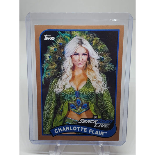 2018 Topps Heritage WWE #22 Charlotte Flair Bronze