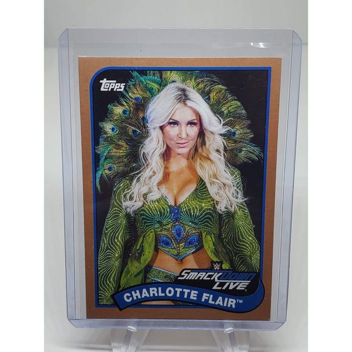 2018 Topps Heritage WWE #22 Charlotte Flair Bronze