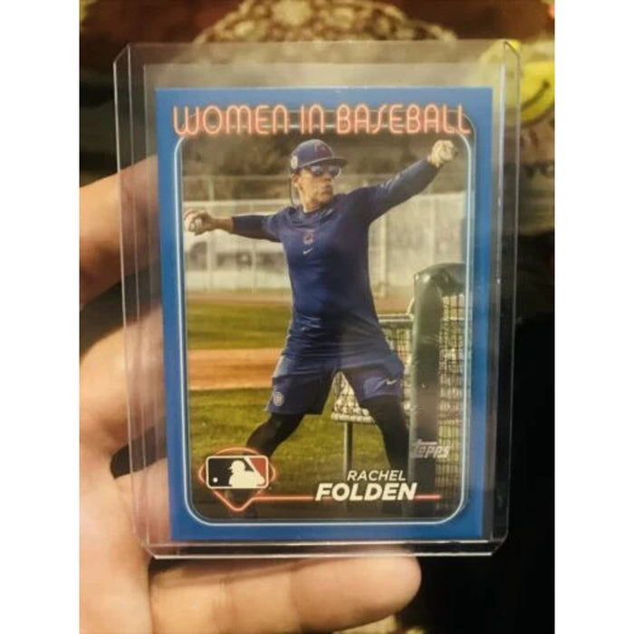RACHEL FOLDEN #WIB-5 2024 TOPPS SERIES 2 WOMEN IN BASEBALL BLUE PARALLEL INSERT