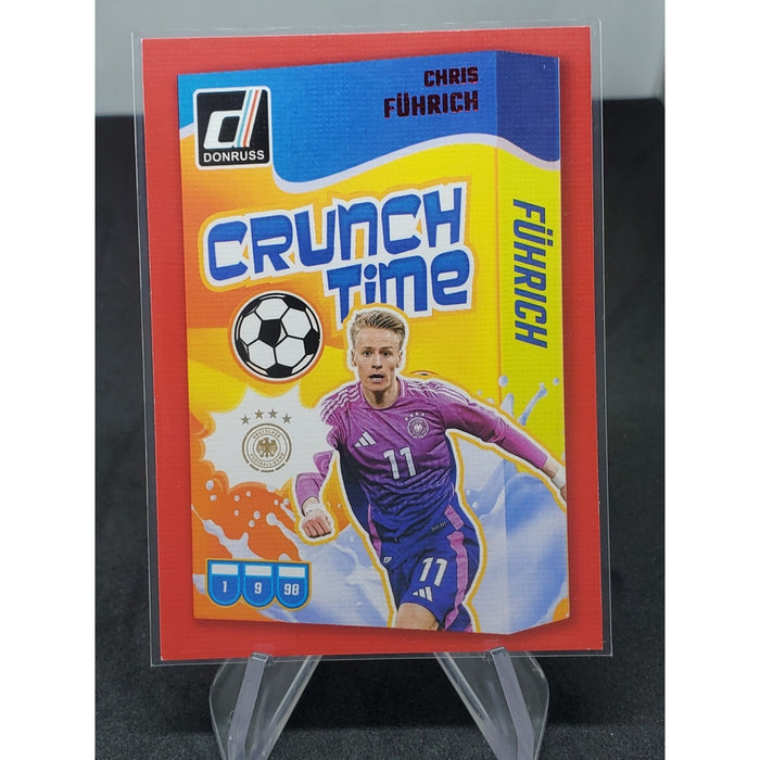 2024-25 Panini Donruss Fifa - Crunch Time Chris Fuhrich #12 Red