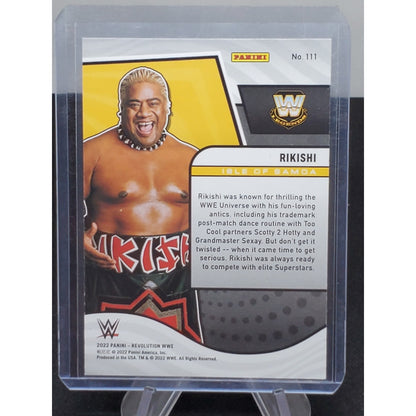 2022 Panini WWE Revolution - Legends Card #111 RIKISHI
