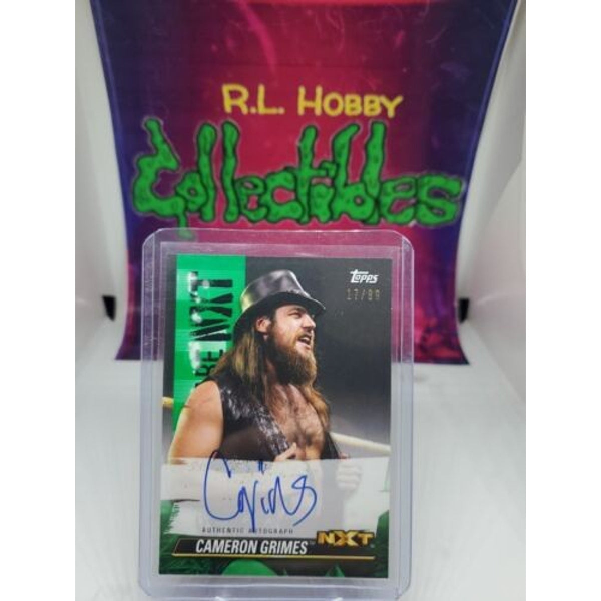 CAMERON GRIMES 2021 Topps WWE NXT We Are NXT Green Parallel Auto #D /99