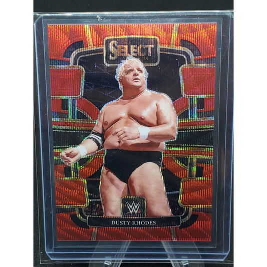 2024 Panini Select WWE Dusty Rhodes /99 Red Wave Prizm Concourse #1