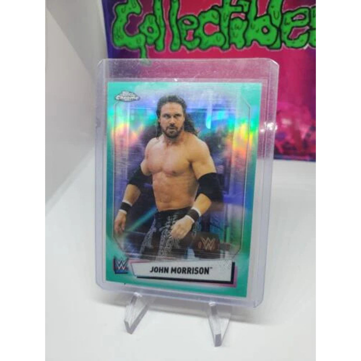2021 Topps Chrome WWE John Morrison Johnny Mundo Aqua Parallel #/150