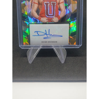 2024 Panini Select WWE Signature Selections Auto Duke Hudson Cracked Ice SL-DHS