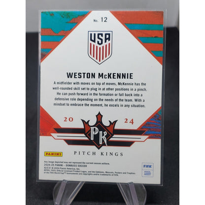 2024-25 Panini Donruss Fifa - Pitch Kings Weston McKennie #12