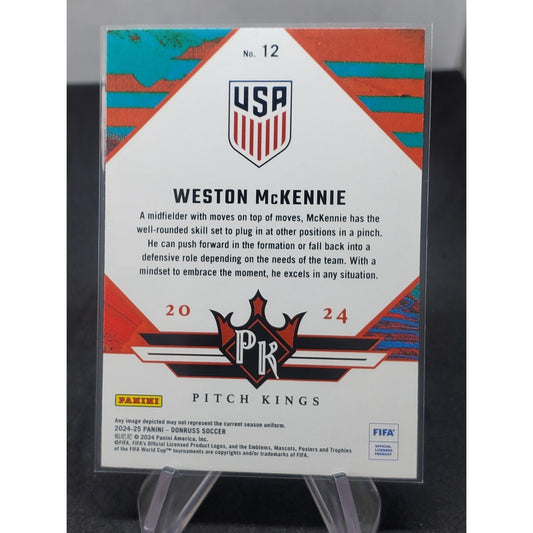 2024-25 Panini Donruss Fifa - Pitch Kings Weston McKennie #12