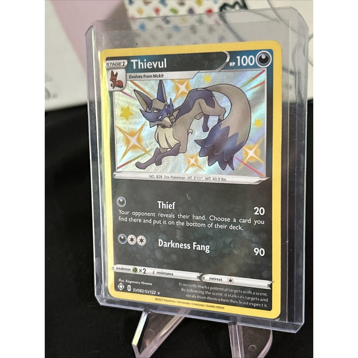 Thievul SV082/SV122 Shining Fates: Shiny Vault Holo - Pack Fresh New - Top Load