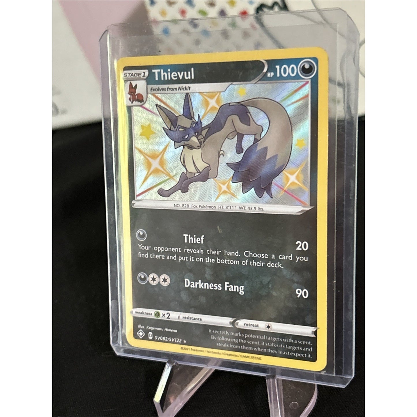 Thievul SV082/SV122 Shining Fates: Shiny Vault Holo - Pack Fresh New - Top Load