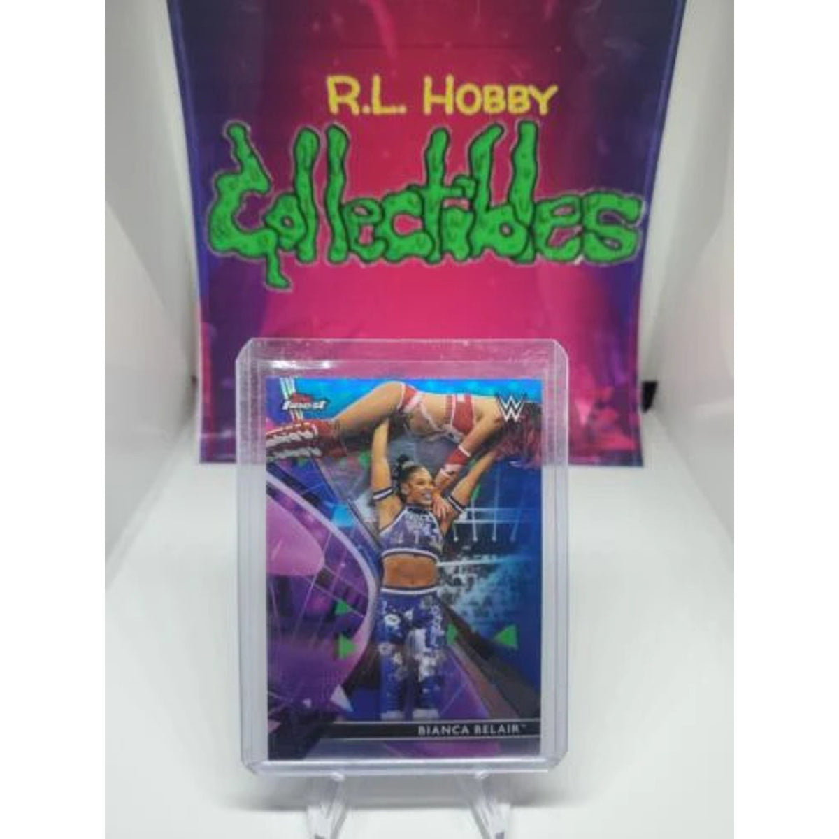 Bianca Belair 2021 Topps Wwe Finest Blue Refractor #/150