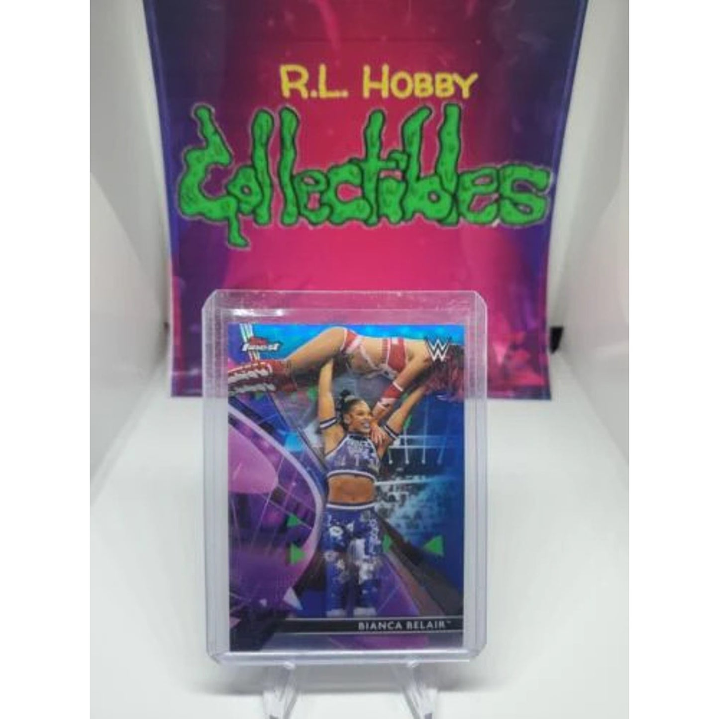 Bianca Belair 2021 Topps Wwe Finest Blue Refractor #/150