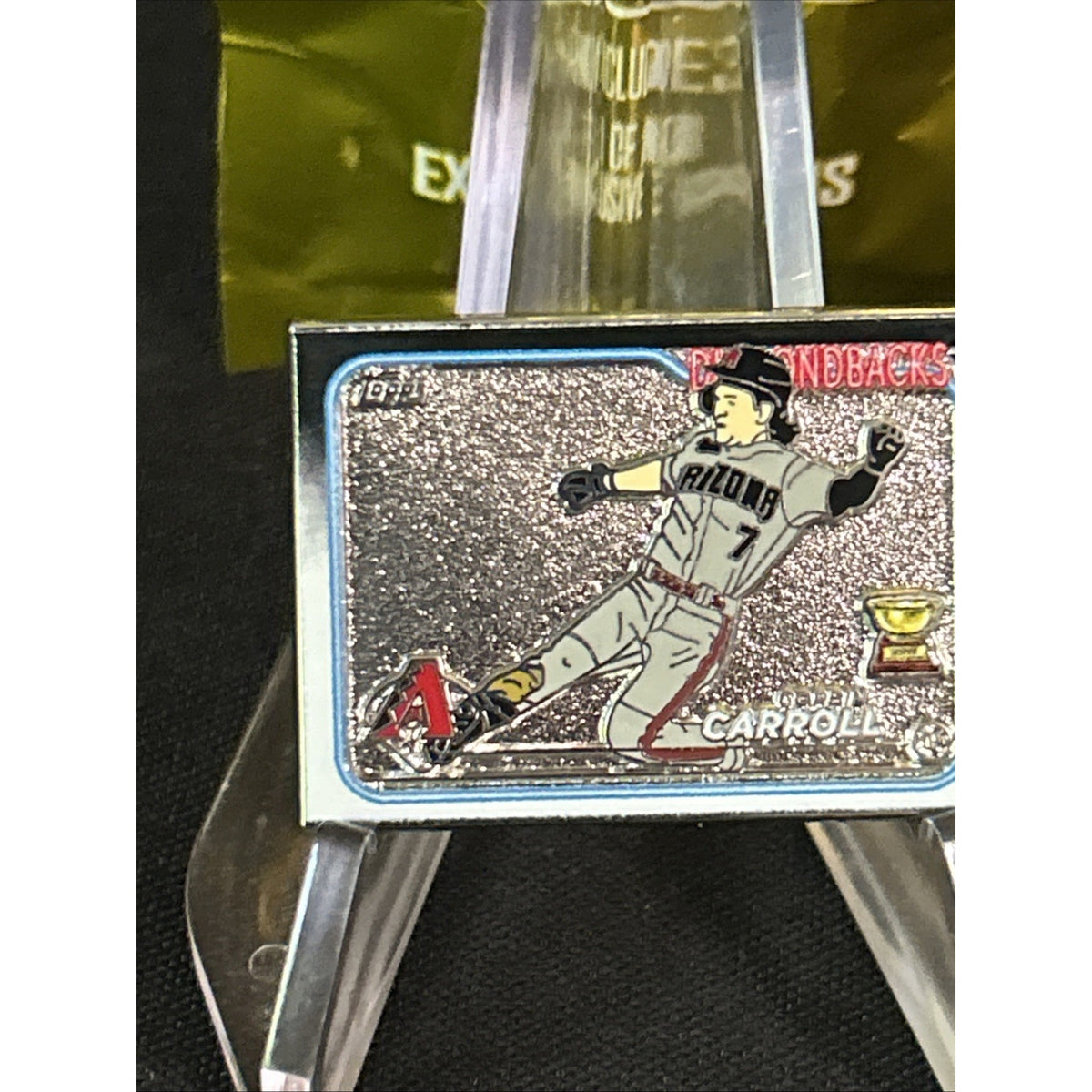 2023 Topps Corbin Carroll RC 2 Of 10 Exclusive Collectors Box PIN Diamondbacks
