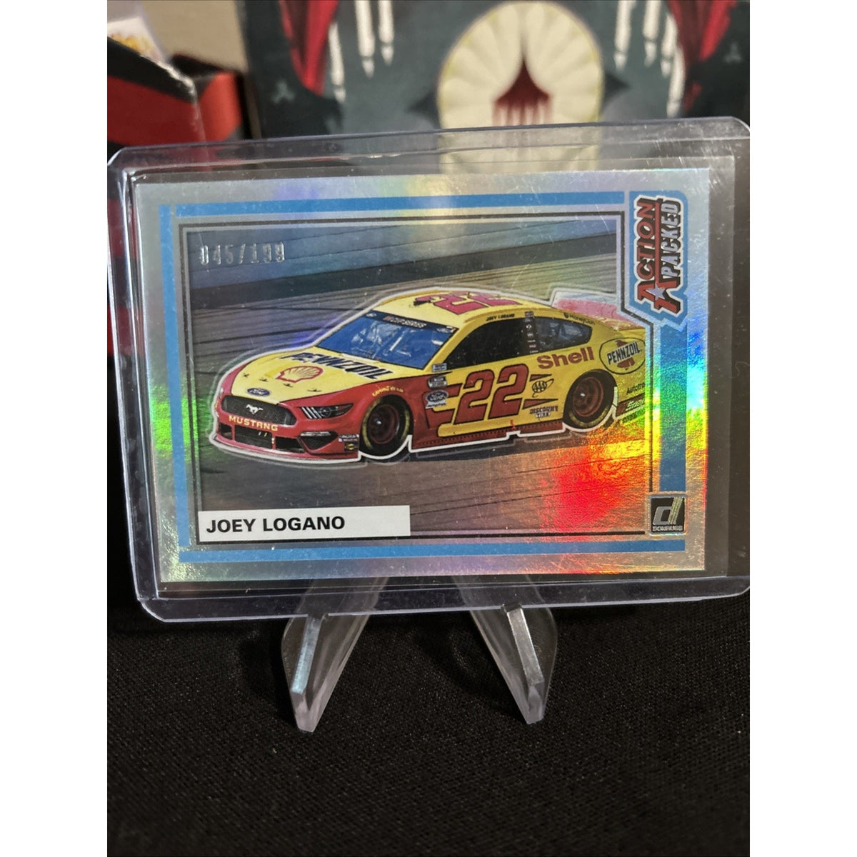 2021 Donruss JOEY LOGANO /199 Foil Action Packed ~JU08 / Pack Fresh New