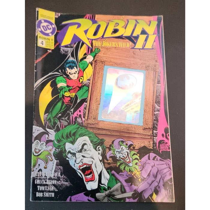 Robin II volume 4 The Jokers Wild Holograms 1991 Part 4 of 4 Series DC COMIC CB1