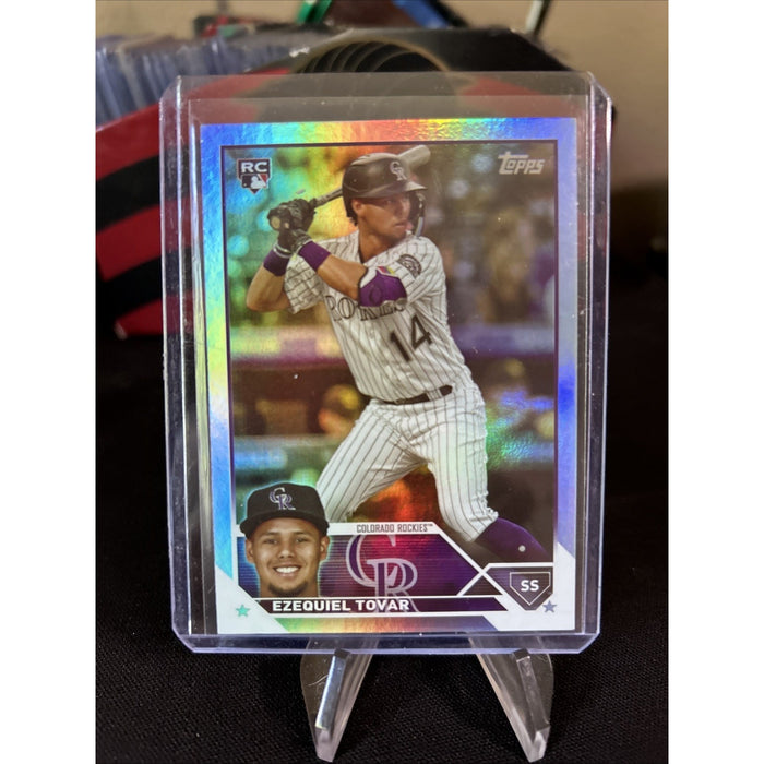 2023 Topps Series 2 Ezequiel Tovar Rainbow Foil Rookie / Pack Fresh New