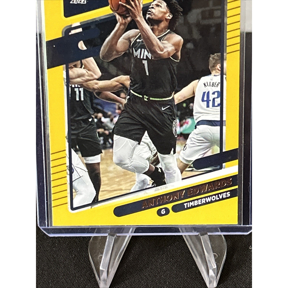 2021-22 Panini Donruss Anthony Edwards Yellow Flood Exclusive - Pack Fresh New