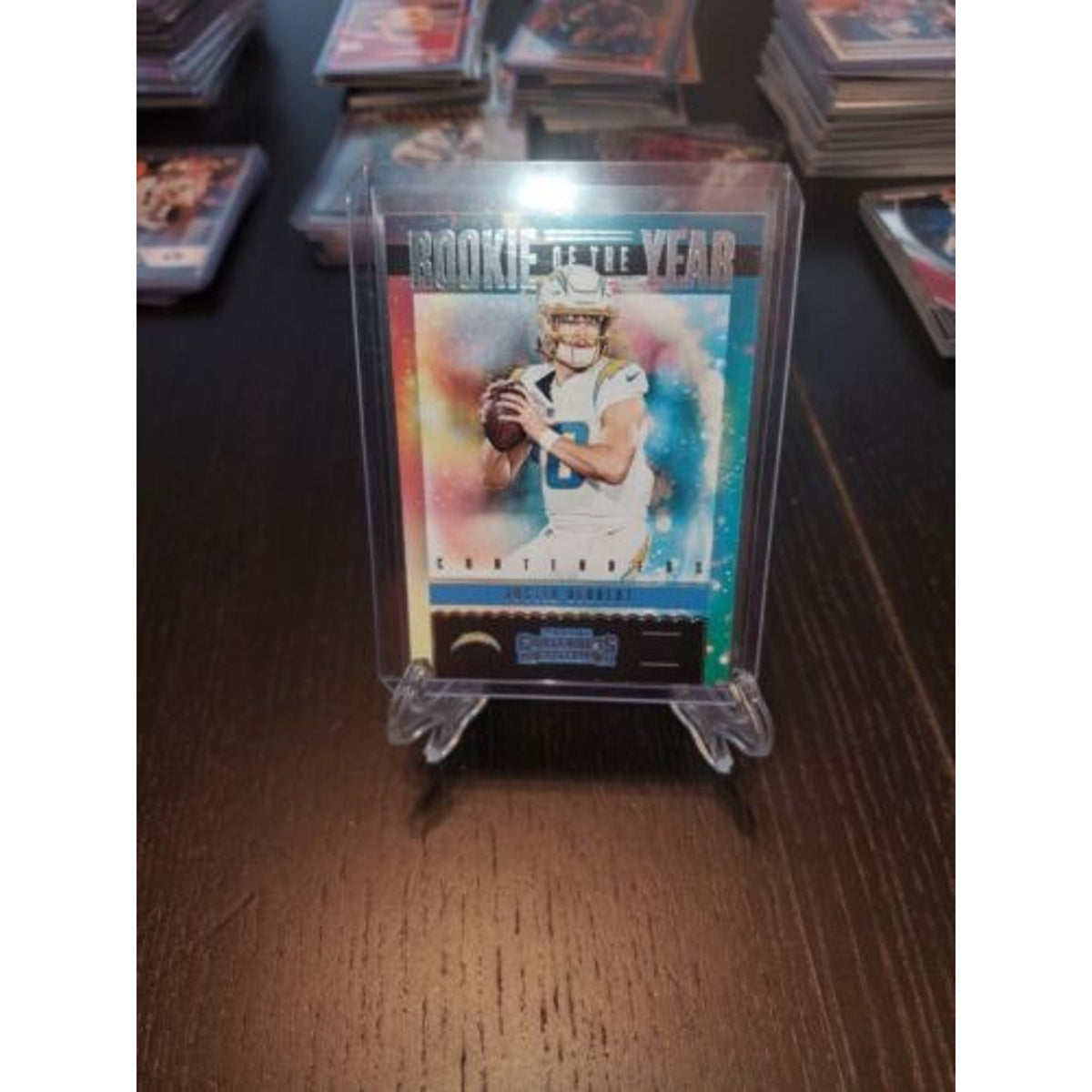 Justin Herbert 2020 NFL PANINI Contenders Rookie of the Year #RY-JHE Chargers