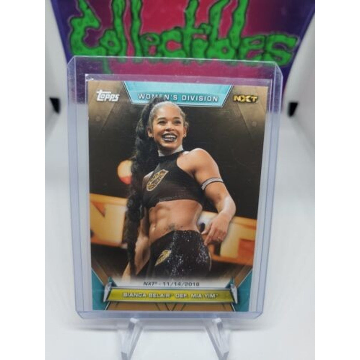 2019 Topps WWE Womens Division Memorable Matches Bianca Belair #88 Bronze #/75
