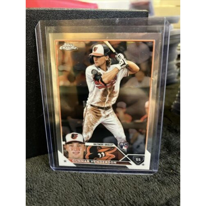 Rookie Orioles RC 2023 Topps Chrome Gunnar Henderson #2 Base Pack Fresh New