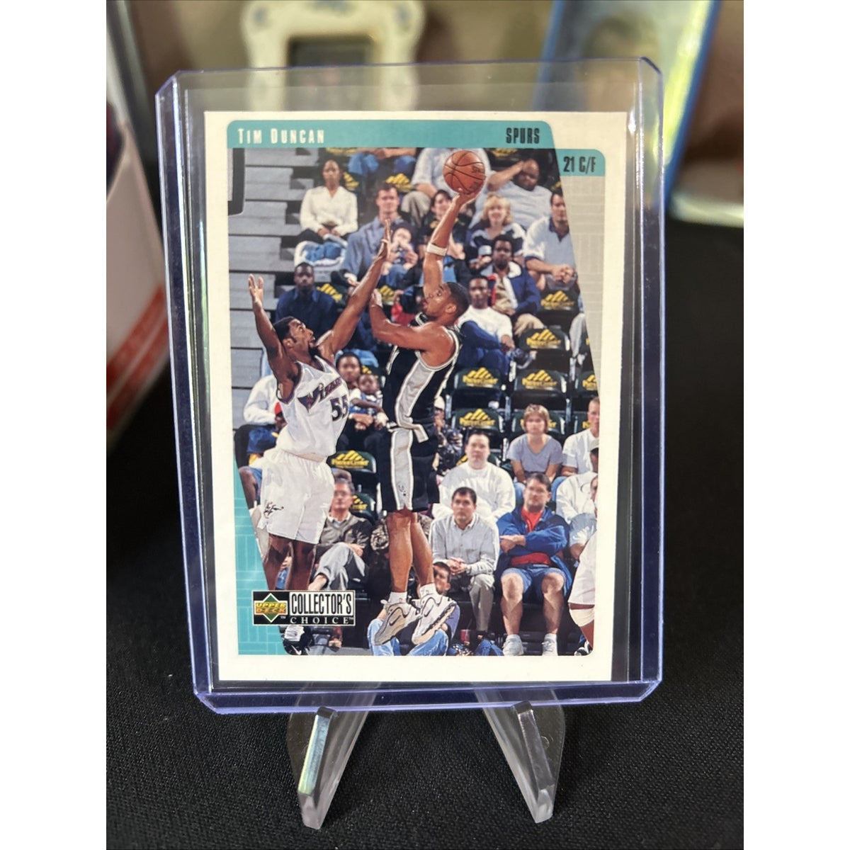 Tim Duncan 1997-98 Upper Deck RC Collector's Choice #323 Spurs - Excellent Cond