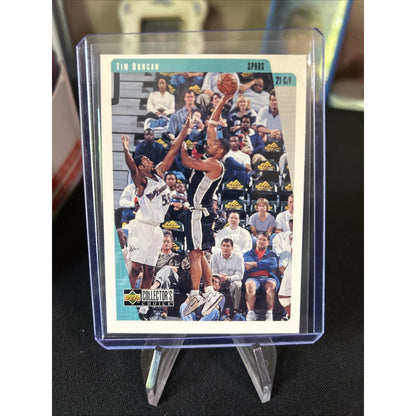 Tim Duncan 1997-98 Upper Deck RC Collector's Choice #323 Spurs - Excellent Cond