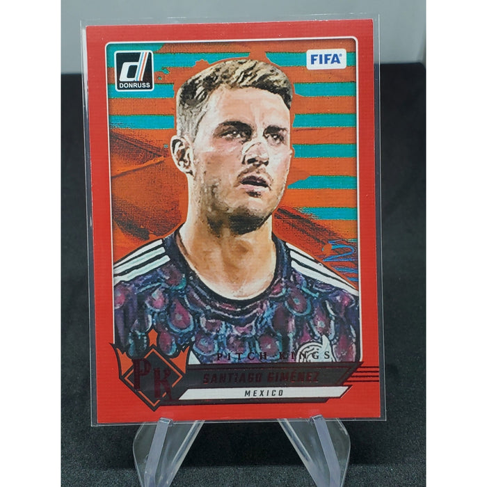 2024-25 Panini Donruss Fifa - Pitch Kings Santiago Gimenez #15 Red