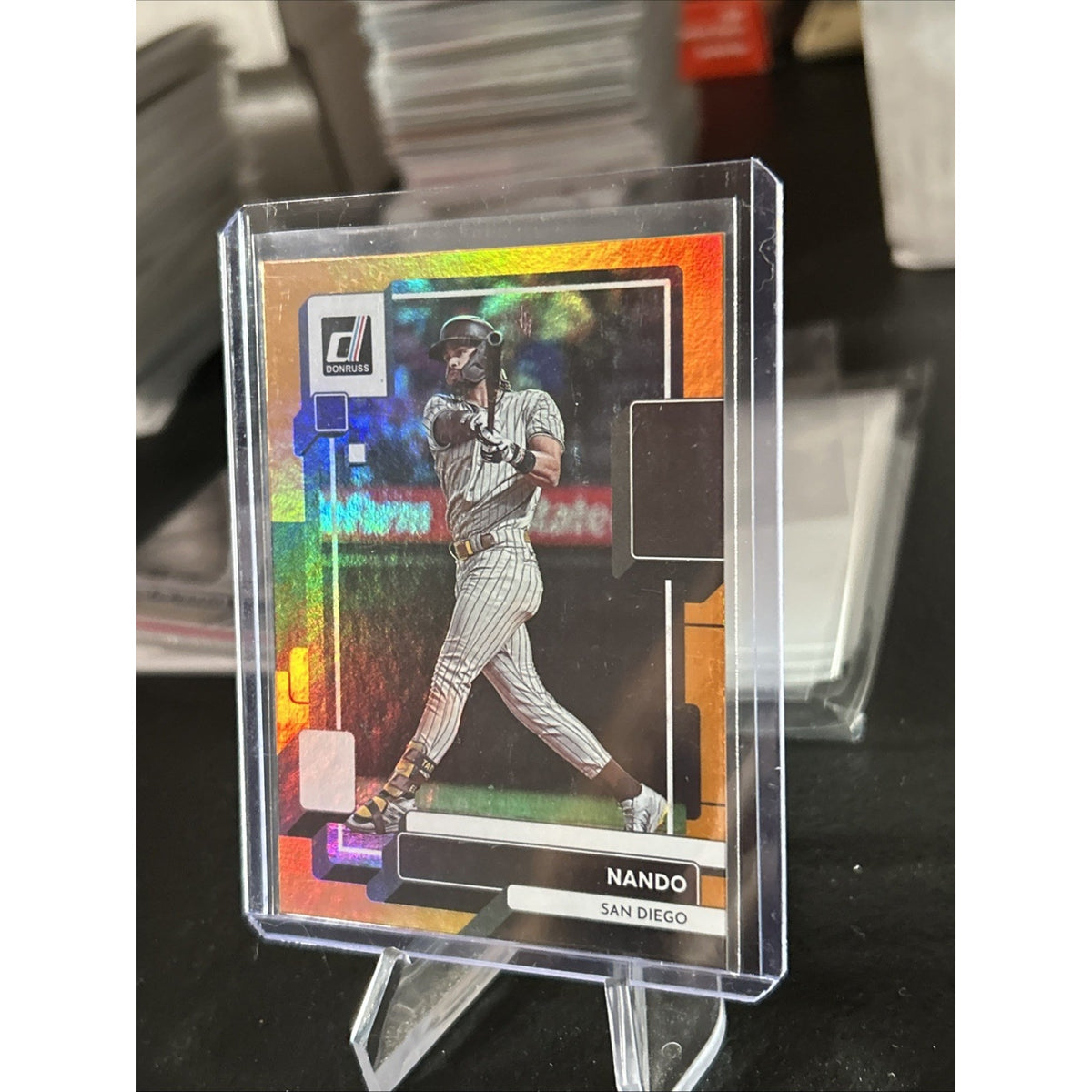 2022 Panini Donruss - Variation Fernando Tatís Jr. #82 Holo Orange Nando - Mint