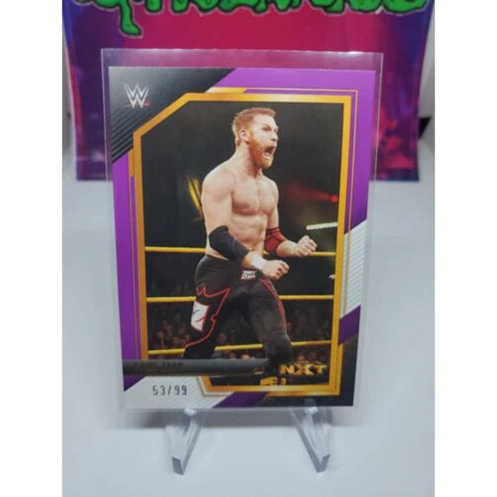 Sami Zayn Purple #/99 2022 Panini NXT WWE Wrestling Card # 119