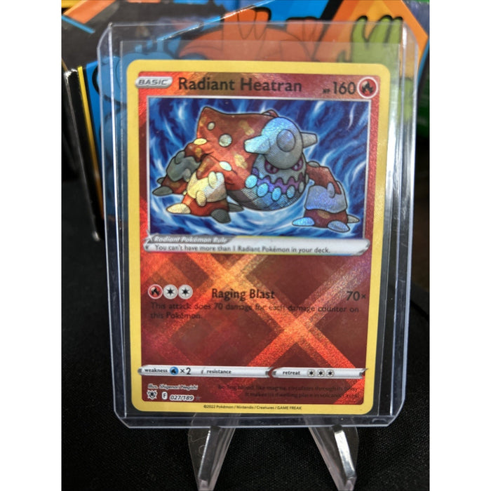 Pokémon TCG Radiant Heatran Astral Radiance 027/189 Holo Radiant Rare - Pack New