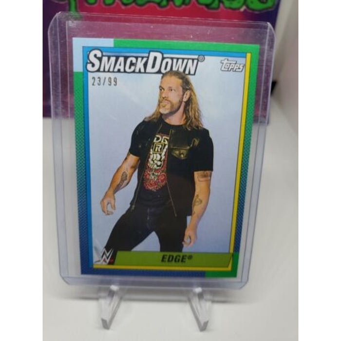 EDGE green parallel #/99 - 2021 Topps Heritage WWE #59
