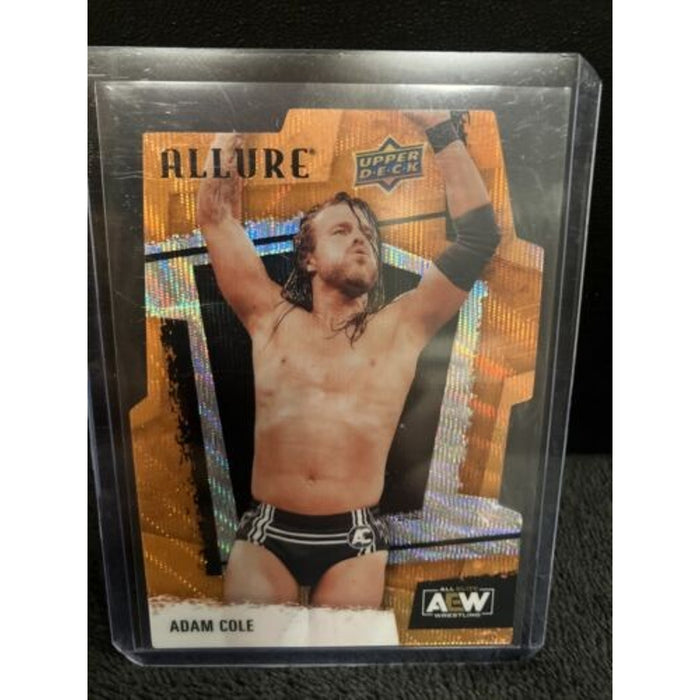 Adam Coke 2923 Upper Deck AEW Allure Orange Slice Die-Cut Insert #1 Pack Fresh