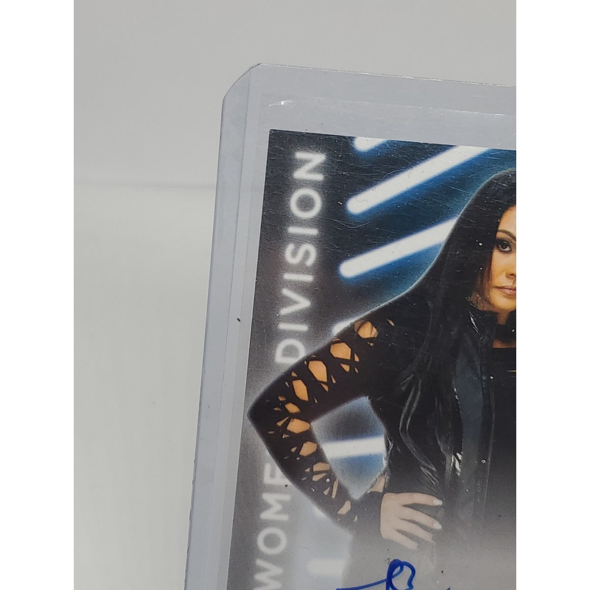 2021 Topps WWE Women's Division Tamina #A-TM Blue Auto 035/199 made smack Down