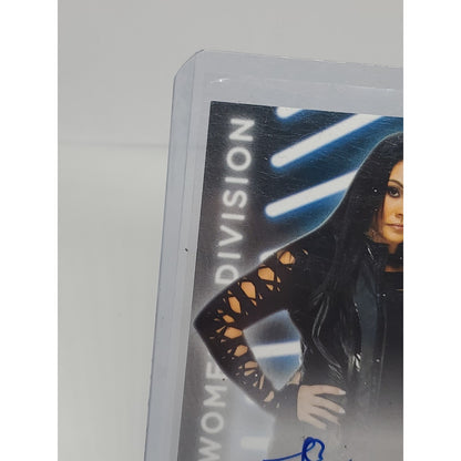 2021 Topps WWE Women's Division Tamina #A-TM Blue Auto 035/199 made smack Down