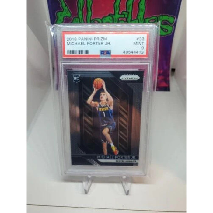 2018 Panini Prizm Michael Porter Jr Rookie RC PSA 9 Nuggets #32