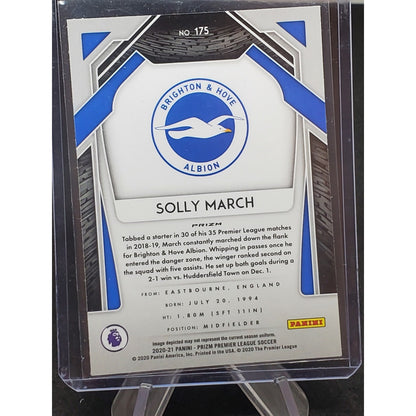 2020-21 Panini Prizm Premier League - Solly March #175 Red Ice Prizm