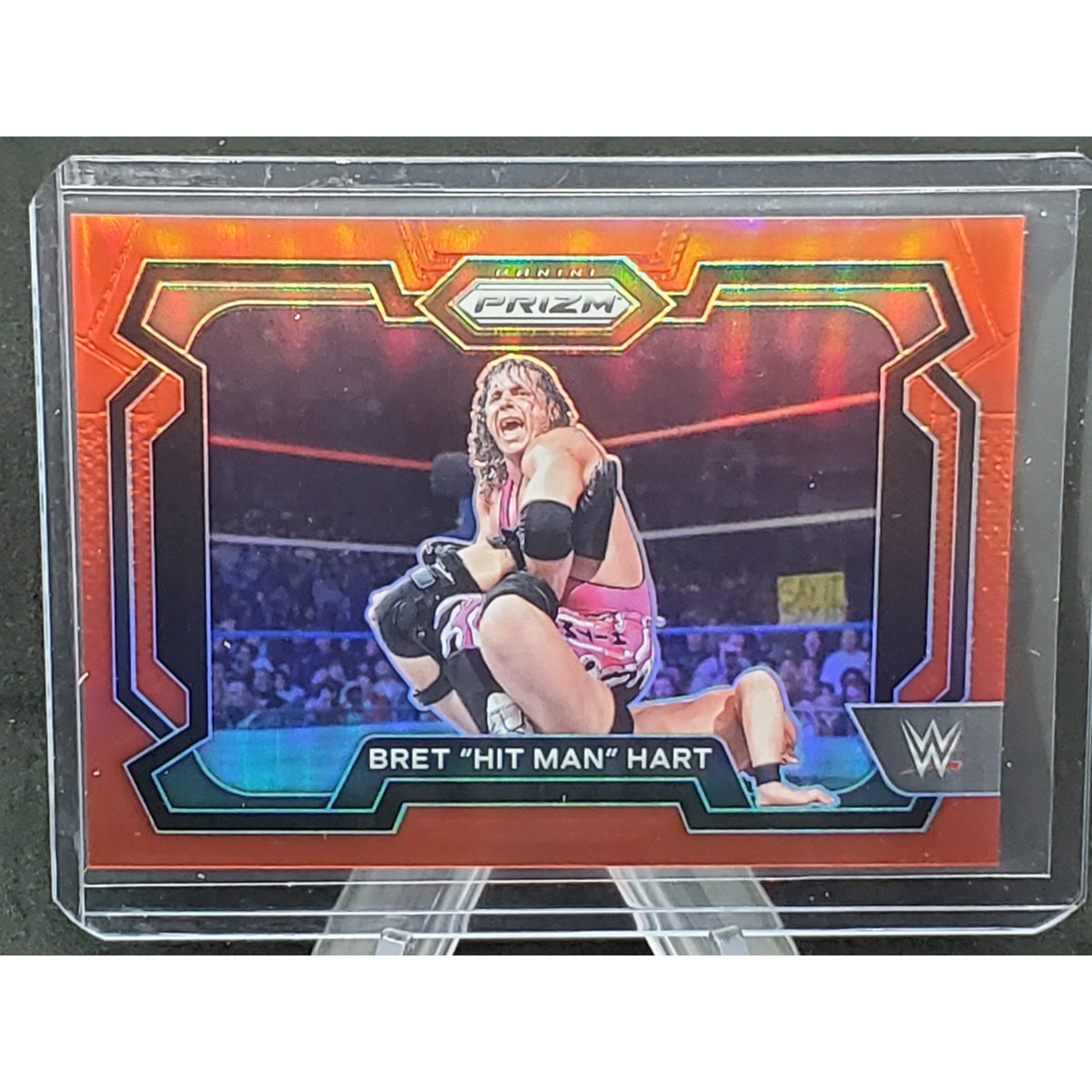 Bret "Hit Man" Hart 2024 Panini Prizm WWE Red Prizm #26 WWE Legends #/299