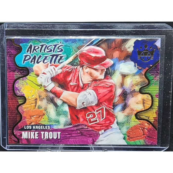 2022 Panini Diamond Kings Artists Palette Mike Trout #AP-4