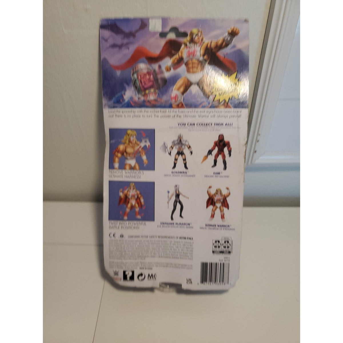 Masters of the WWE Universe Ultimate Warrior Action Figure Mattel MOTU New!
