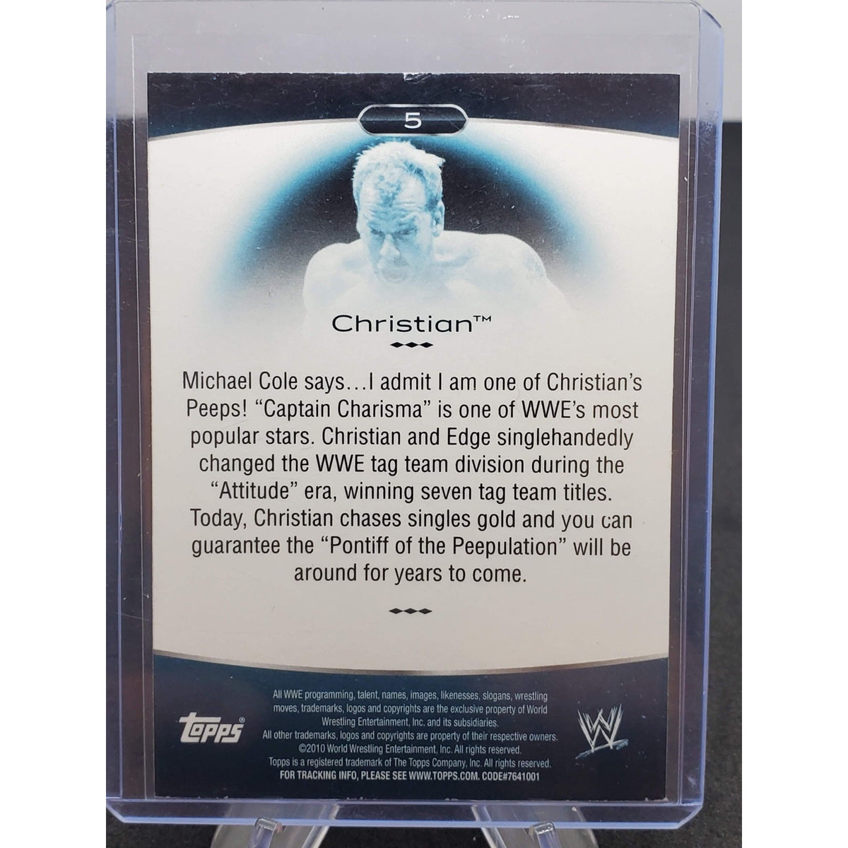 2010 Topps Platinum WWE - Christian #5