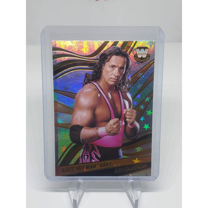 2022 WWE Revolution Bret The Hitman Hart Astro Holo Foil SP Parallel Legend Mint