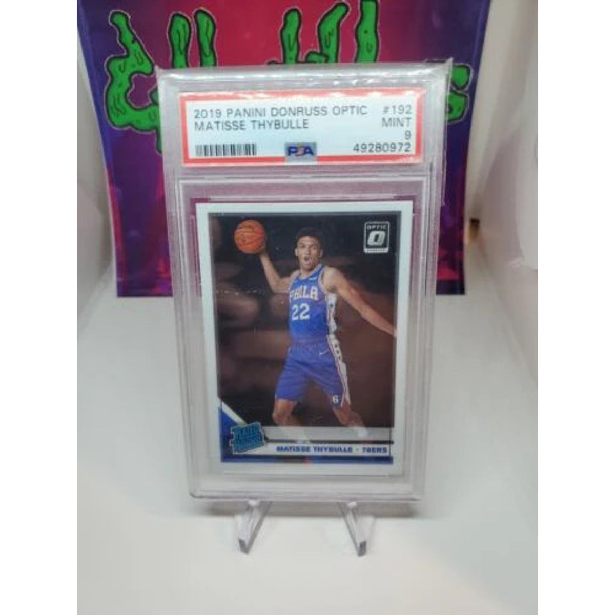 2019 Donruss Optic RC Matisse Thybulle Gem MT 9 PSA 76ers Rated Rookie