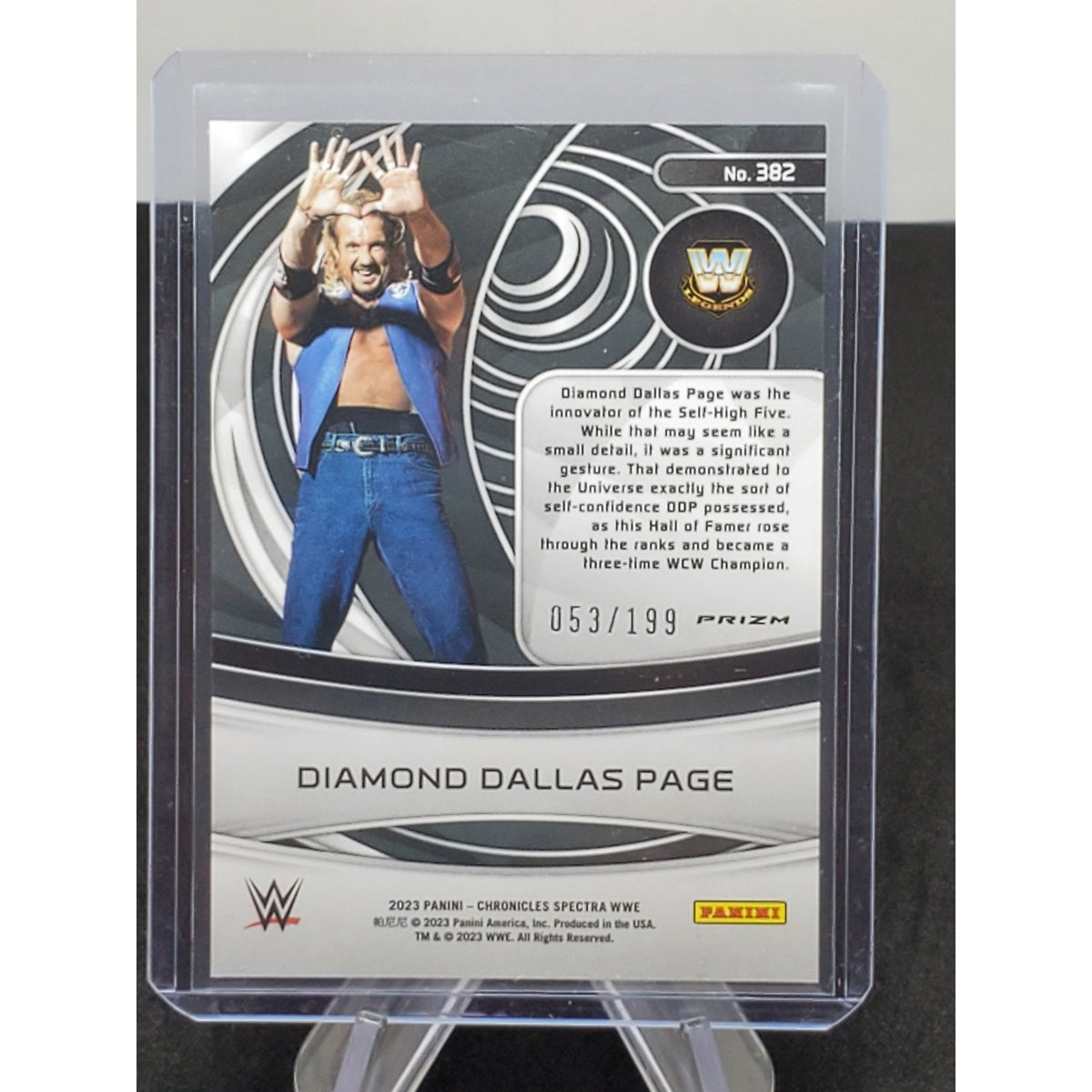 2023 WWE Chronicles Panini Red /199 - #382 Diamond Dallas Page No 183
