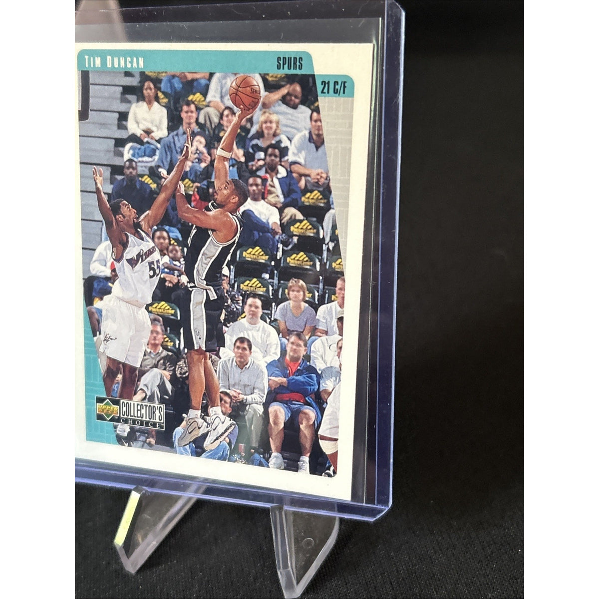 Tim Duncan 1997-98 Upper Deck RC Collector's Choice #323 Spurs - Excellent Cond