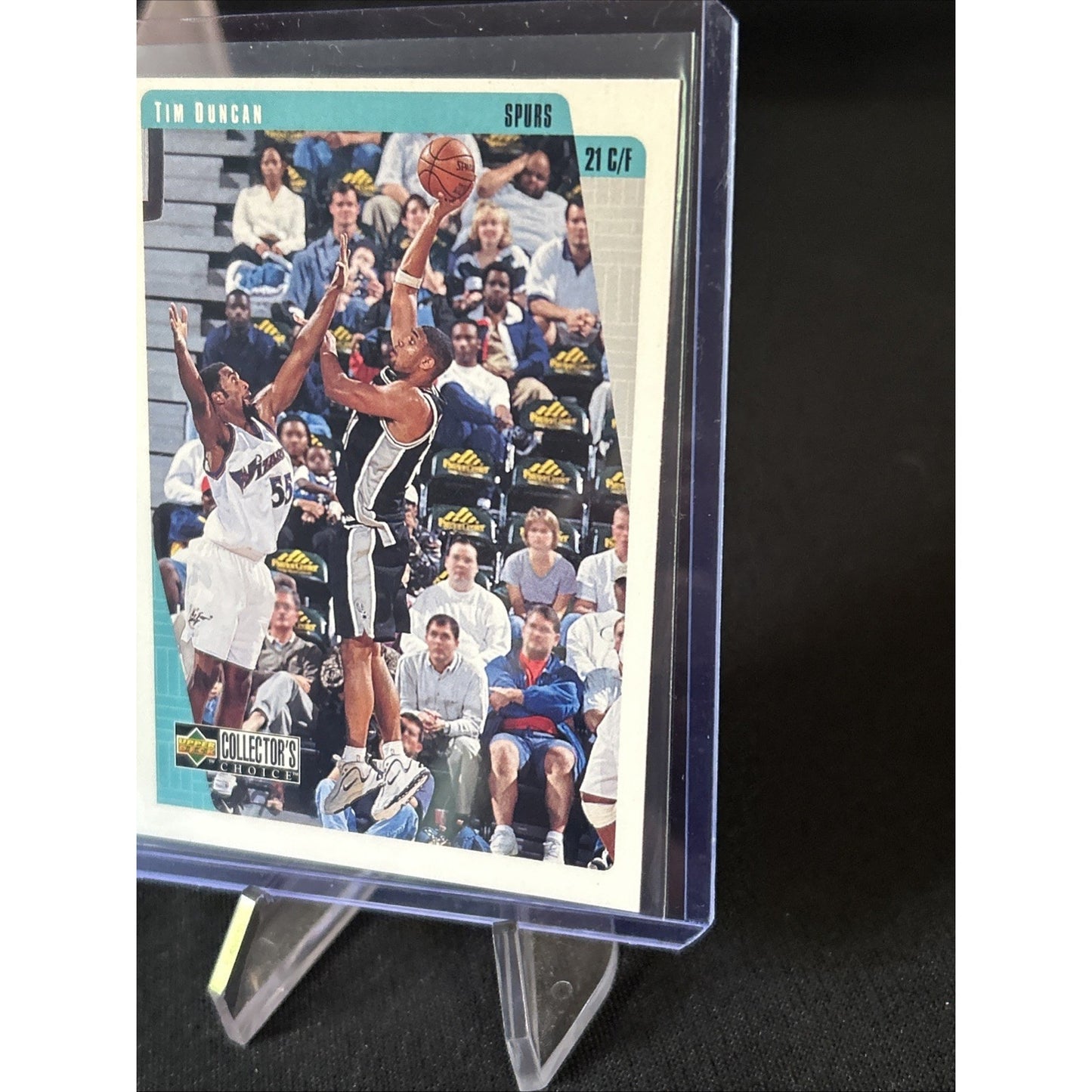 Tim Duncan 1997-98 Upper Deck RC Collector's Choice #323 Spurs - Excellent Cond