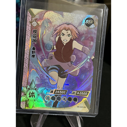 Naruto Kayou CCG Sakura Haruno SSR 63 TCG NR-SSR-063 NM Fresh Pull / New